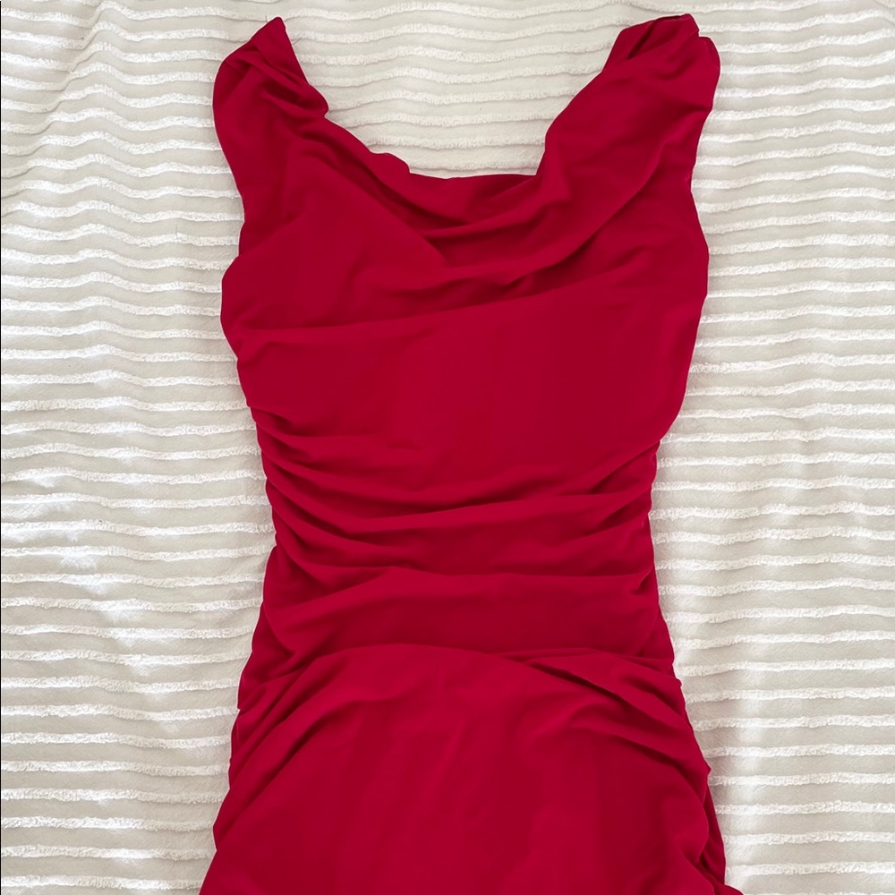 Sexy red dress